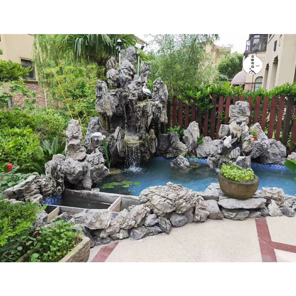 广东假山石厂家哪里有假山制作师傅一座小型假山案例设计