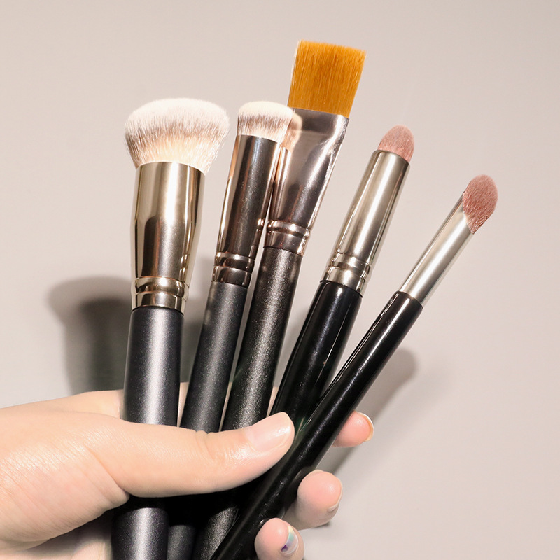 Internet Celebrity Same round Head 270 Concealer Brush Brushless Mark 170 Powder Foundation Brush 191 Smear-Proof Makeup Soft Hair Makeup Brush Set