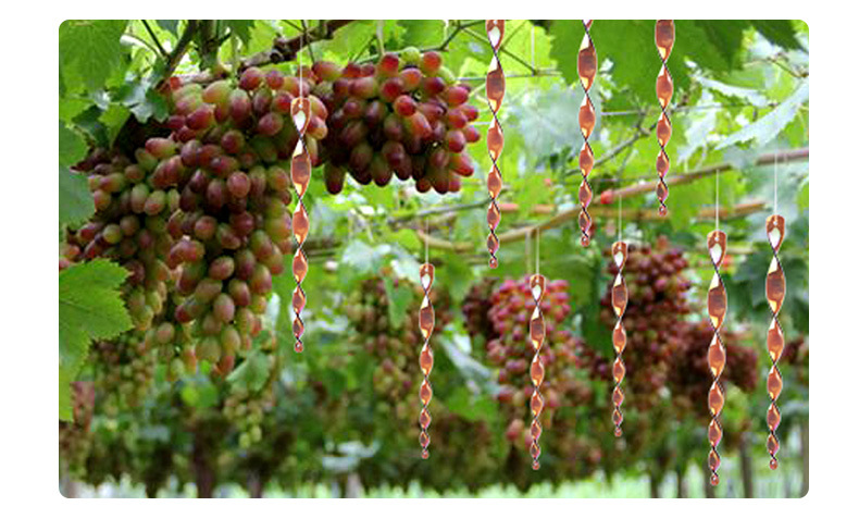 厂家现货风转螺旋咖色驱鸟棒外贸跨境分销可园林驱鸟鸟棒产品采购价格