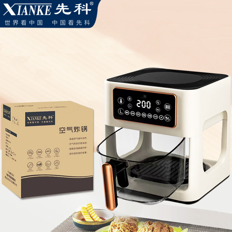 xianke visual air fryer multi-functional household intelligent touch large capacity air fryer electrical appliances