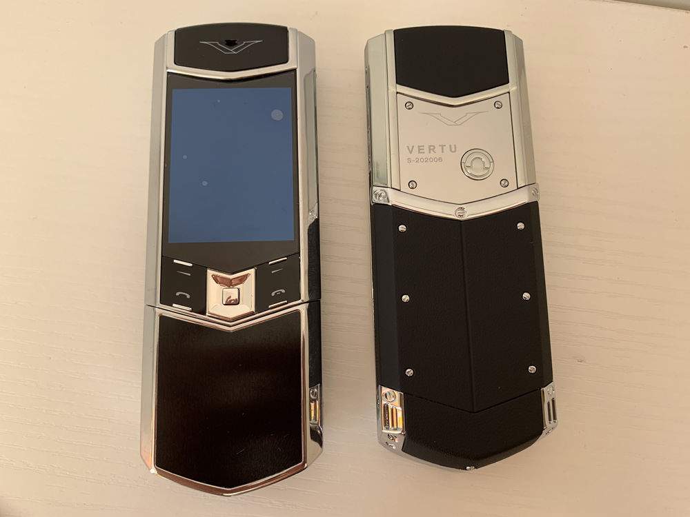 vertu威图手机v8蓝宝石玻璃屏滑盖功能备用机按键手机老年人手机