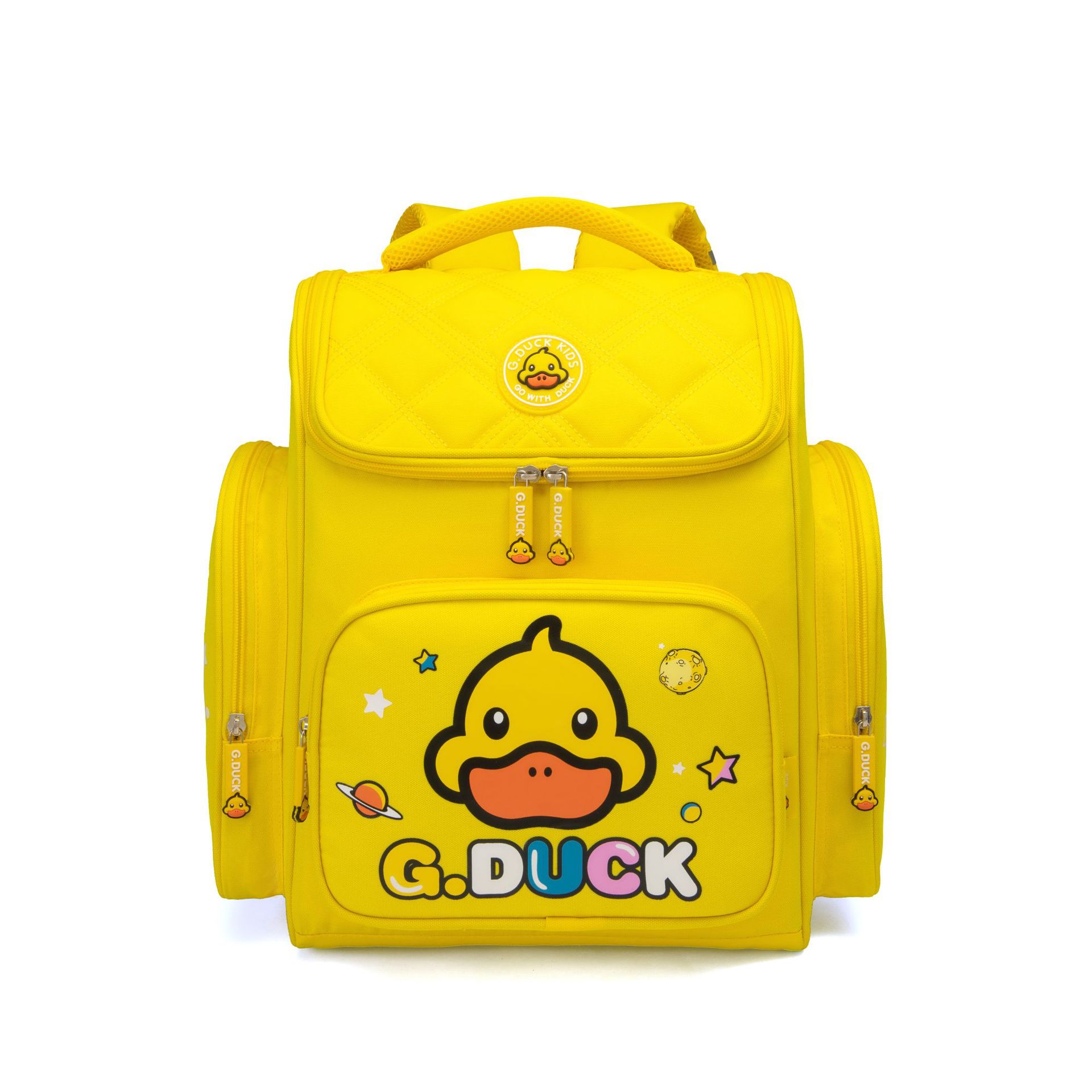 G. Duck Small Yellow Duck 123 Grade Backpack Boys and Girls Children's Bags Burden Reduction Spine Protection Primary School Student Schoolbag