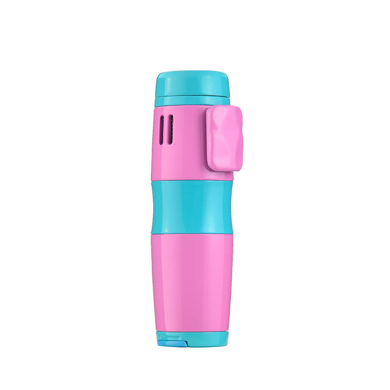 Customized Competitive Factory Metal Direct Punching Windproof Lighter Cigar Igniter Portable Multifunctional Lighter Batch