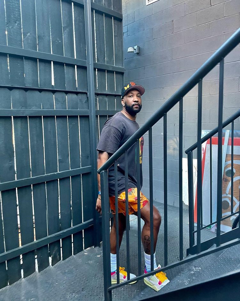 美式西海岸潮牌短裤ericemanuel ee短裤男士运动休闲大码嘻哈短裤