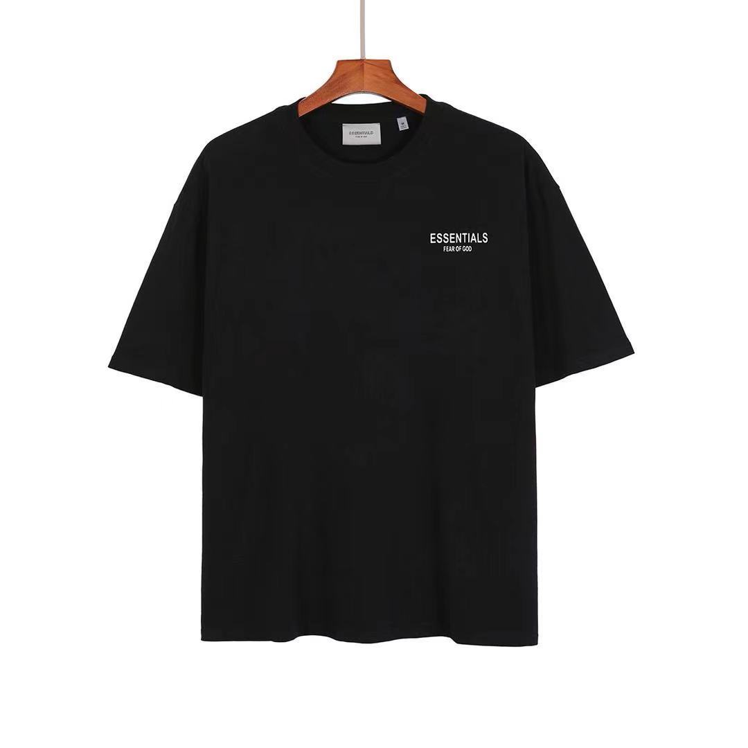 fear of god fog essentials复线花卉短袖t恤男女情侣高街宽松潮
