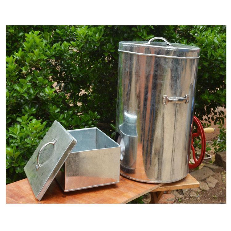 手摇糍粑桶路边摊位饭桶不锈钢手摇压奶茶店景区打麻糍机器绞餐厅