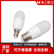 柱型灯泡LED球泡 E14E27螺口高亮6W12W18W白光球泡灯台灯吊灯光源