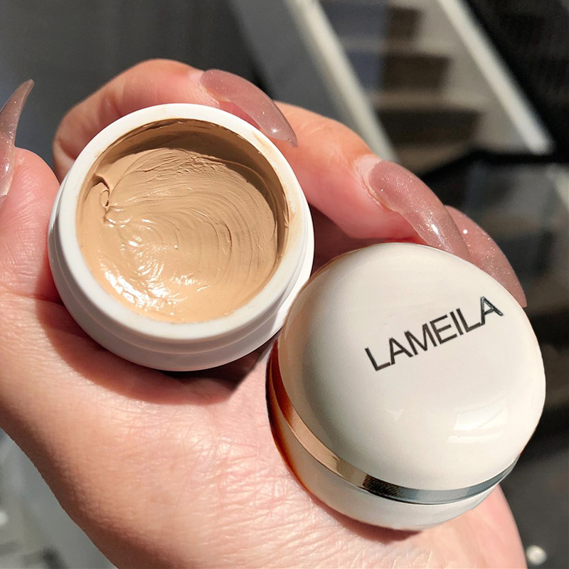 遮瑕膏修容隔离水润清透防水柔光收颜粉膏立体提亮侧影鼻影高光粉