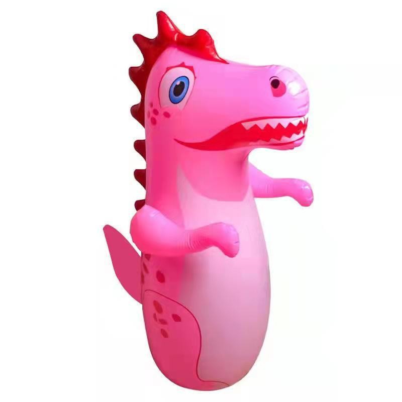 New PVC Inflatable Dinosaur Toys Colorful Tumbler Cartoon Toys Children Boxing Fitness Toys Wholesale