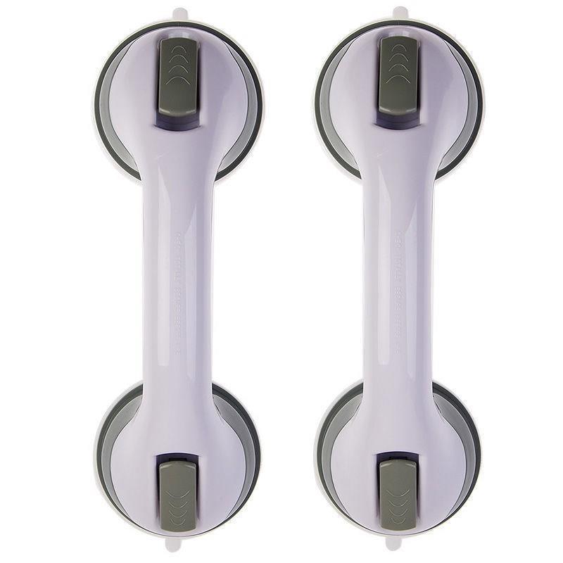 家用吸盘浴室洗澡扶手免打孔卫生间玻璃门把手老人安全拉手