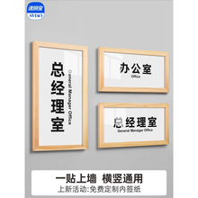 木质标识牌教室班级牌禁止吸烟安全出口提示牌可更换办公室门牌