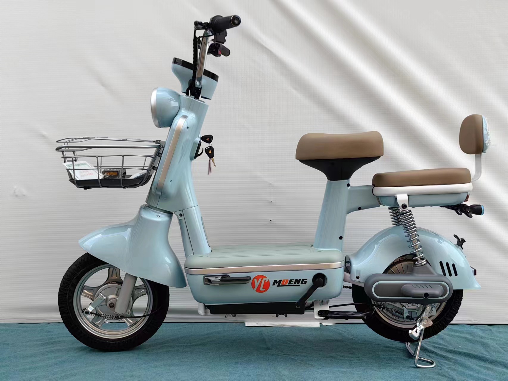 小型电动自行车助力车两轮成人脚踏代步车工厂批发 双人电动车