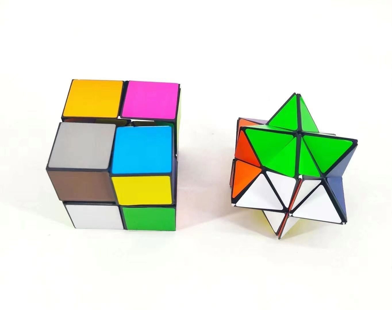 益智无限减压魔方 二合一折叠翻转百变魔方