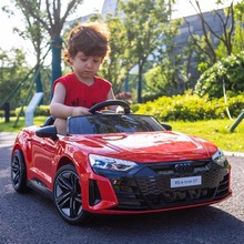 奥迪RS儿童电动车汽车带遥控四轮男女孩宝宝玩具车可坐人四驱童车