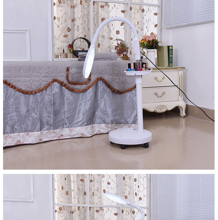 长臂台灯led美容院纹绣灯美甲美睫照脸种睫毛冷光照明落地无影灯