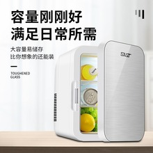 跨境车载迷你冰箱车家两用冰箱便携式迷你小冰箱户外冷藏双用冰箱