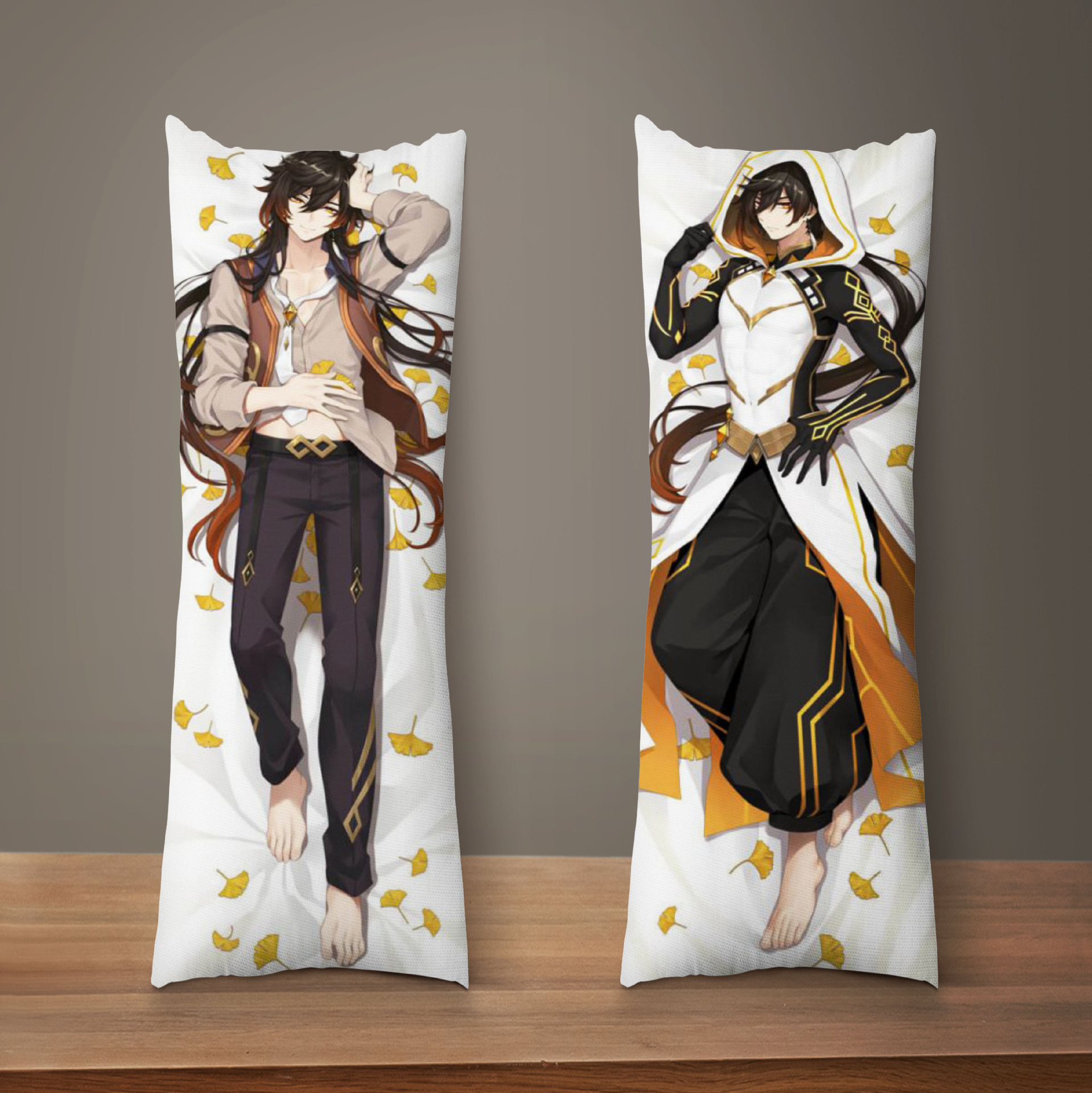 原神等身抱枕钟离动漫游戏枕套周边卡通长条靠枕跨境电商专供