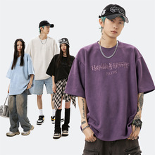 snowday x sta联名款男女美式基础款logo短袖t恤潮牌