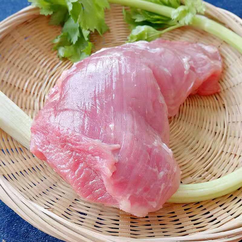 (超值纯瘦肉)新鲜猪肉生肉黑猪肉去皮去骨后腿肉精红肉土猪肉