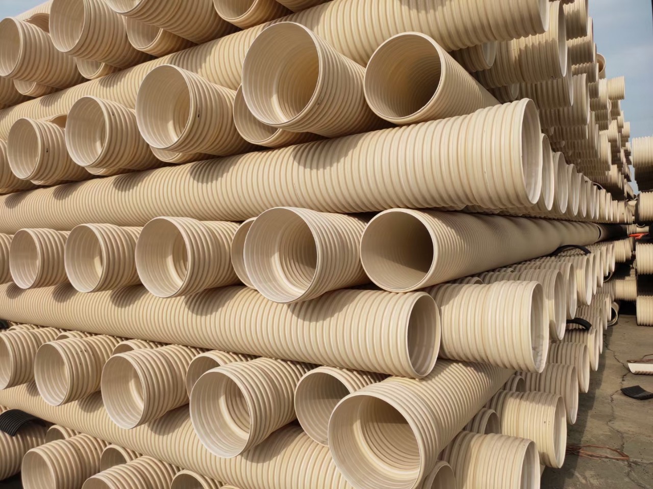 多联/川路/华邦 源头厂家批发 pvc双壁波纹管300