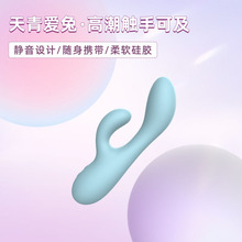 爱兔兔子震动器女性情趣按摩 外贸自建站热卖 多频静音防水全包胶