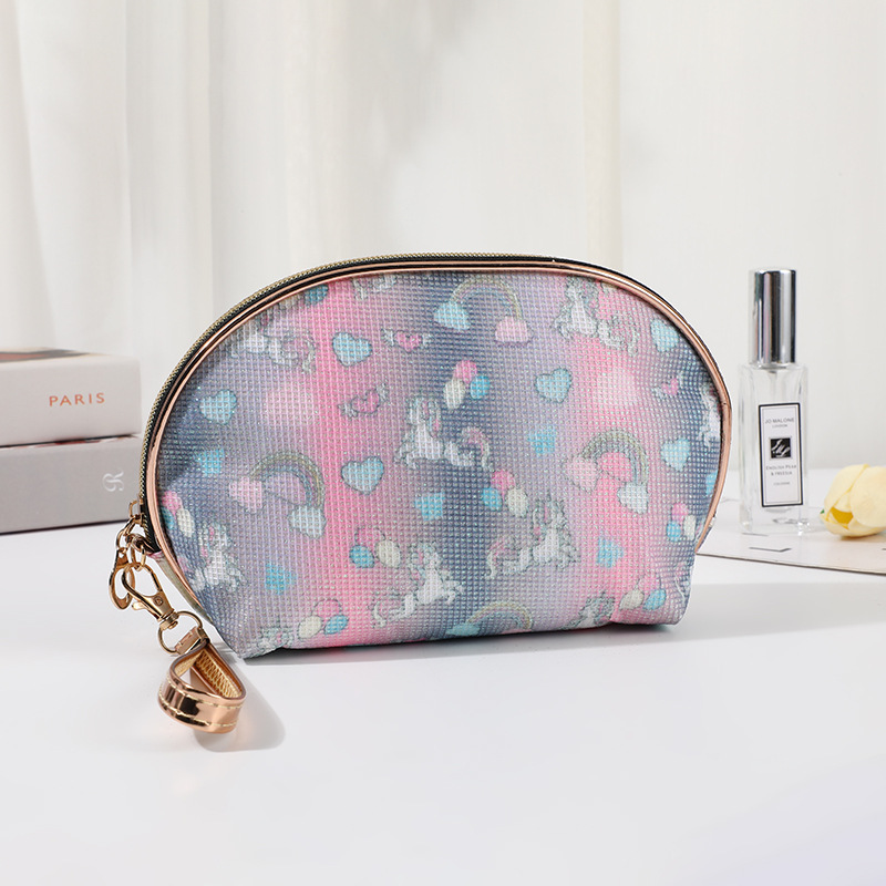 Waterproof Cosmetic Bag Unicorn Printed Shell Coin Purse Glitter GREAT Coin Purse Large Capacity Buggy Bag
