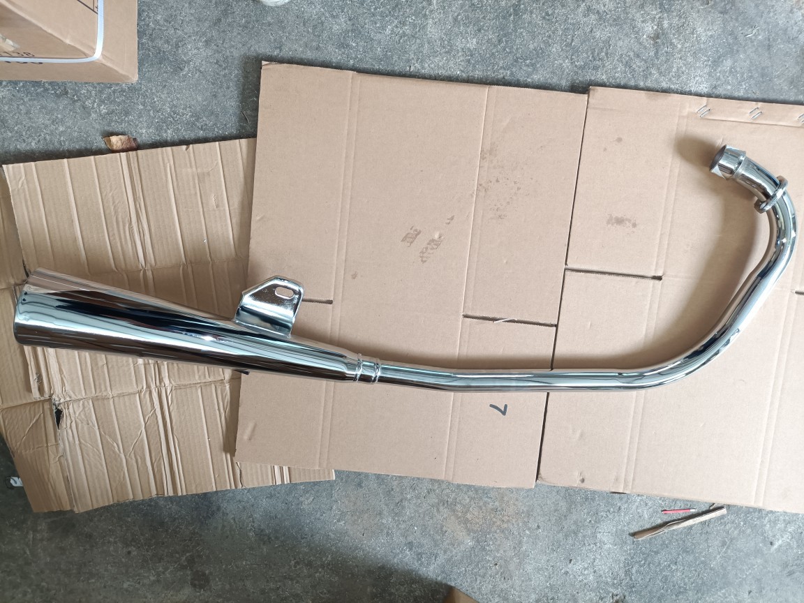 摩托车配件gn125太子排气管豪爵hj125-8消声器烟囱-阿里巴巴