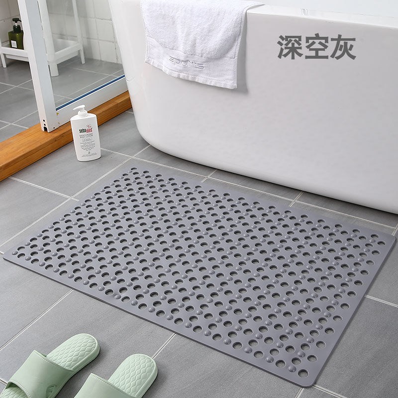 Large Hole Bathroom Non-Slip Mat Bathroom Splicing Mat Toilet Toilet Waterproof Foot Mat Floor Shower Room Bath Mat