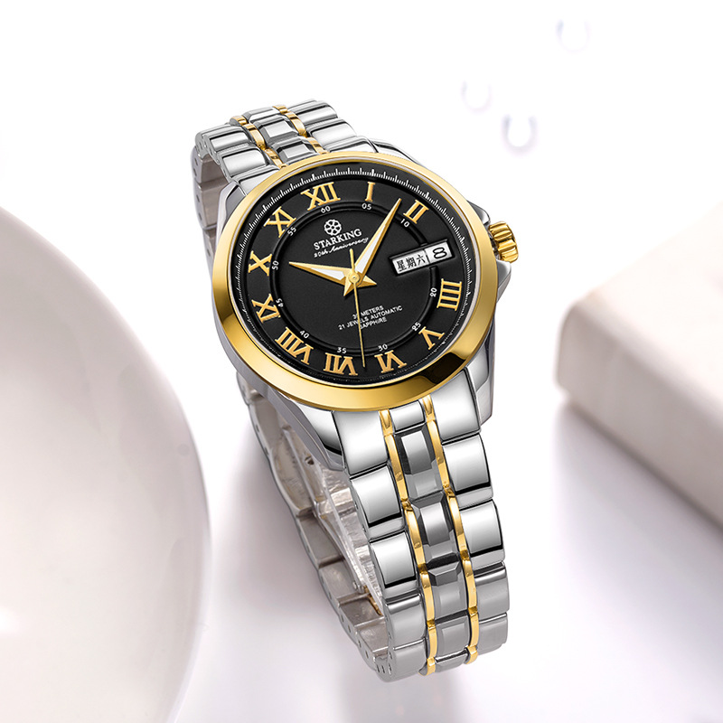 一件代发starking星皇经典手表 8205机芯全自动机械商务通勤女表