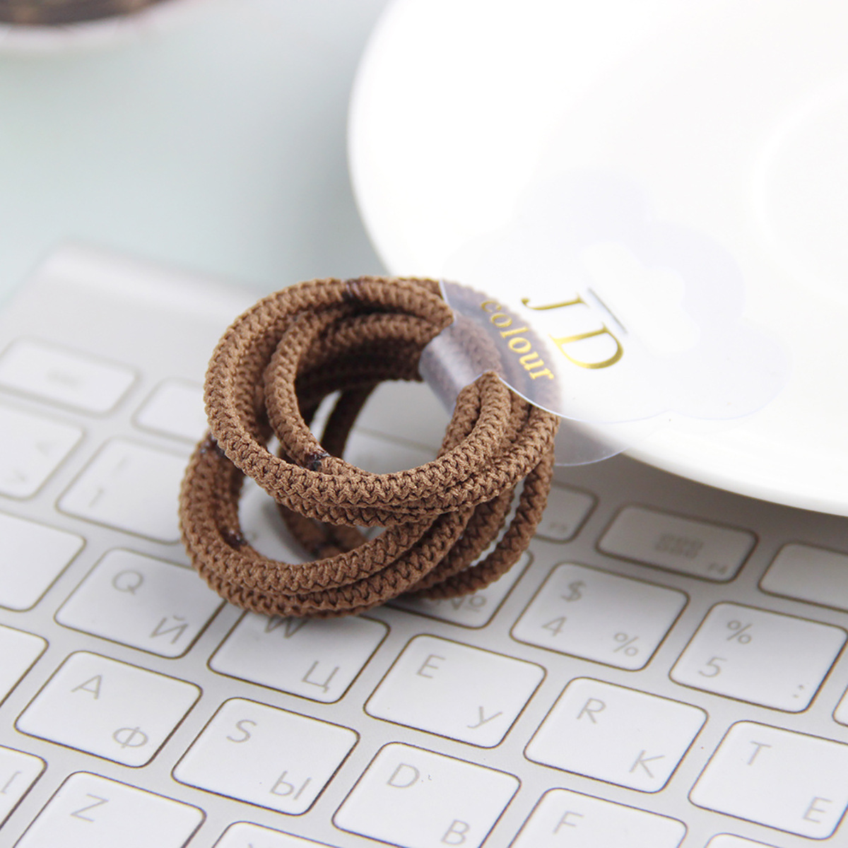 新款钩针扎头发皮筋发圈不伤发韩版儿童女童公主宝宝头绳女10条装