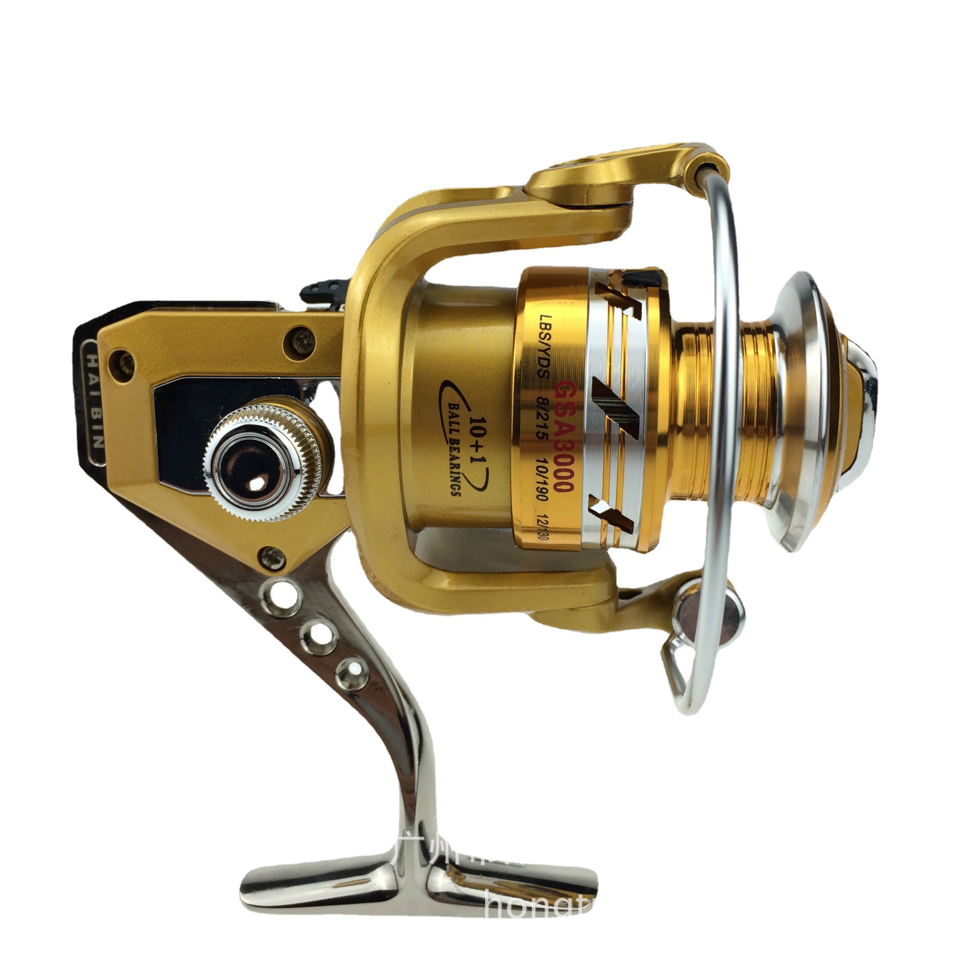 海竿鱼轮全金属抛竿渔轮海杆鱼线轮纺车式渔轮