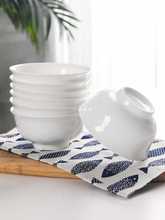 批发唐山4.5/5英寸金钟骨瓷碗家用5.5寸碗中式饭碗陶瓷小碗面碗汤