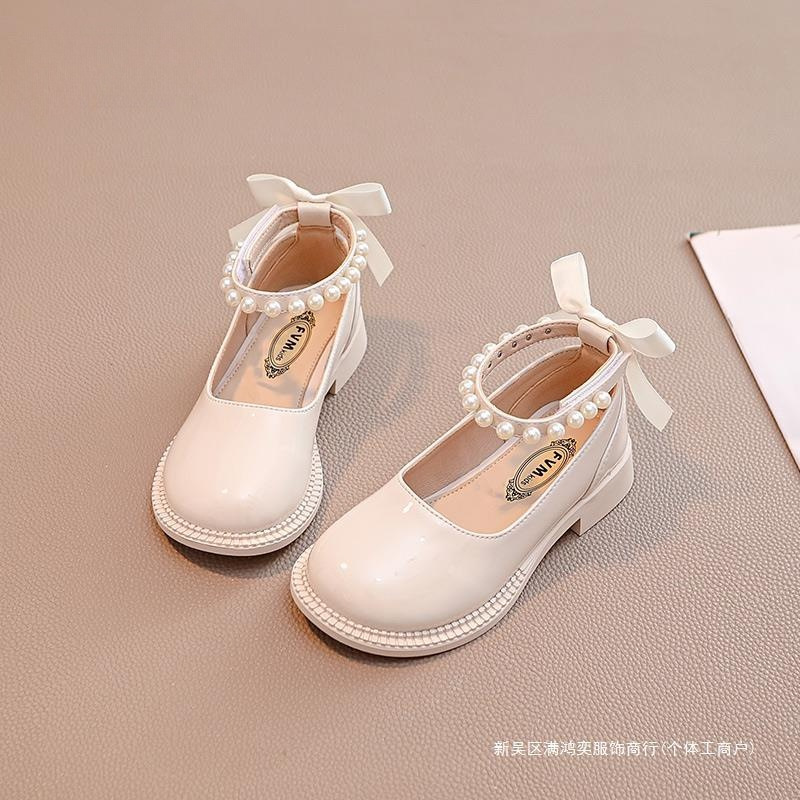 女童鞋子儿童公主小皮鞋2024新款春秋单鞋高跟夏季夏款女孩小香风