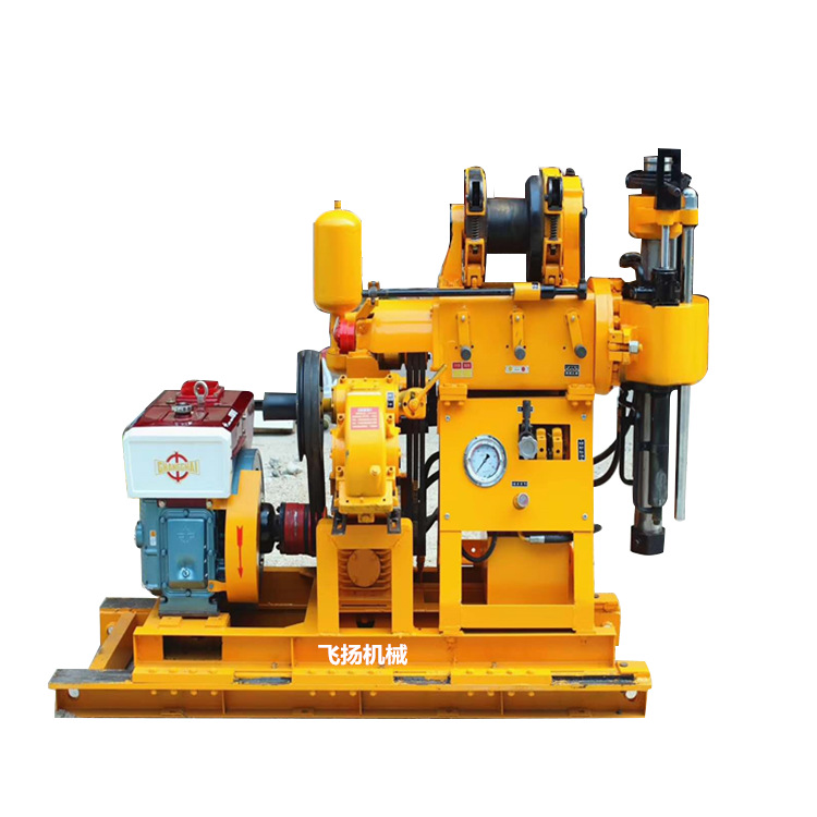 0成交0件100米地质勘探钻机多功能地质取芯钻机液压水井钻机xy-1a勘探