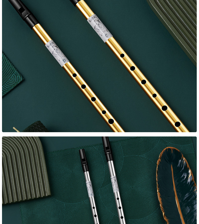 naomi那迷爱尔兰哨笛竖笛锡口笛c调d调笛子初学专业高音直笛学生