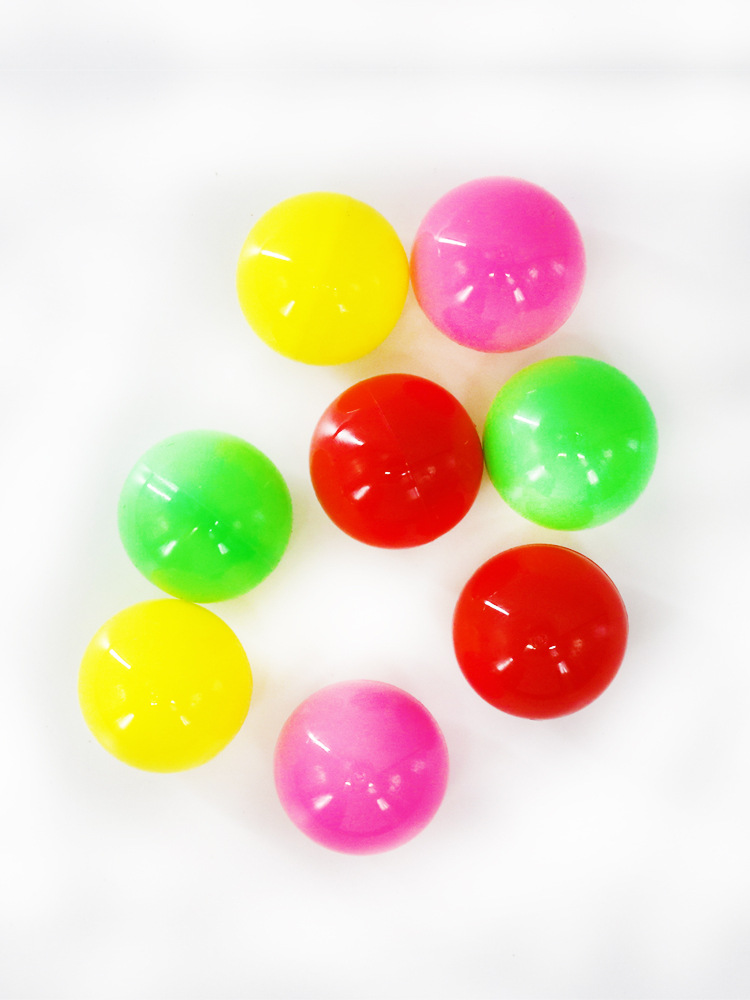 抽奖球 可打开 开口球 彩色抽签摸奖球 彩色无字球 空心兵乓道具