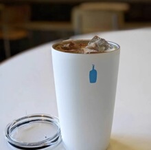 现货HumanMade联名BlueBottle蓝瓶子咖啡杯随行杯直饮杯不锈钢杯