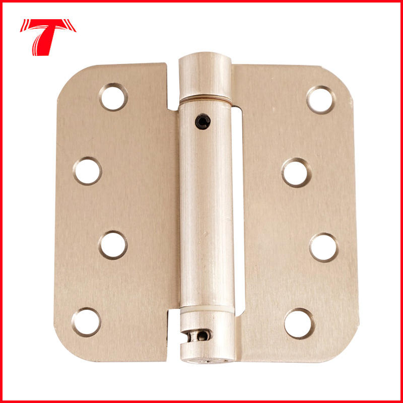 厂家直供美式弹簧铰链 4寸2.7mm拉丝镍弹簧铰链