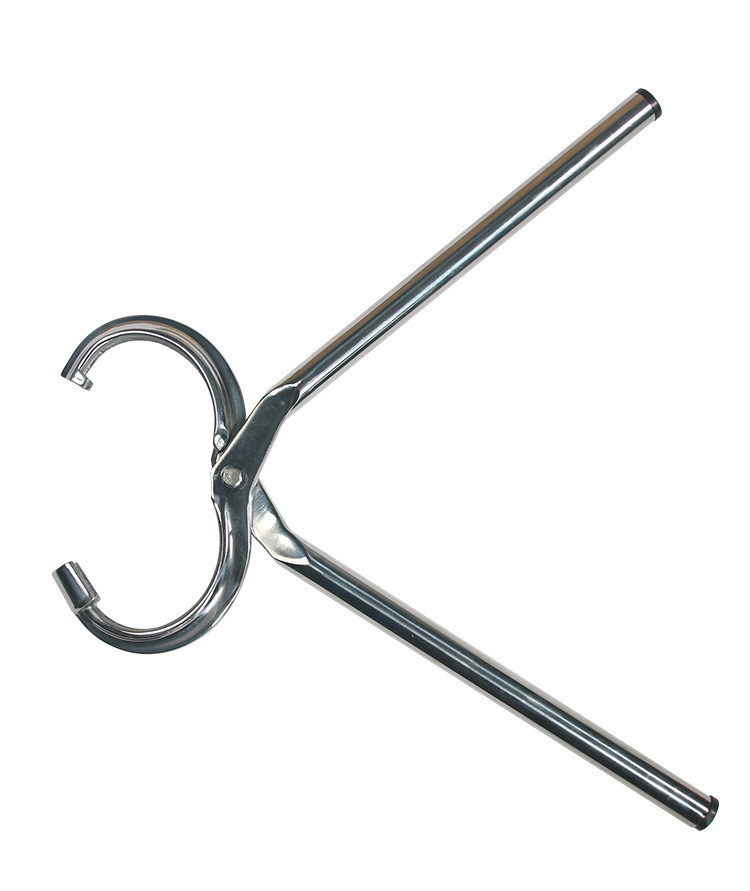 牛鼻钳子不锈钢养殖设备器械打孔穿孔夹牛鼻子牵引扣牛鼻环牛鼻钳