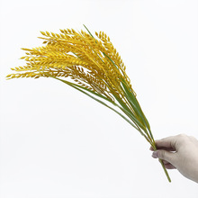 仿真植物仿真水稻田园风注塑水稻摆放装饰长短杆水稻拍摄装饰道具