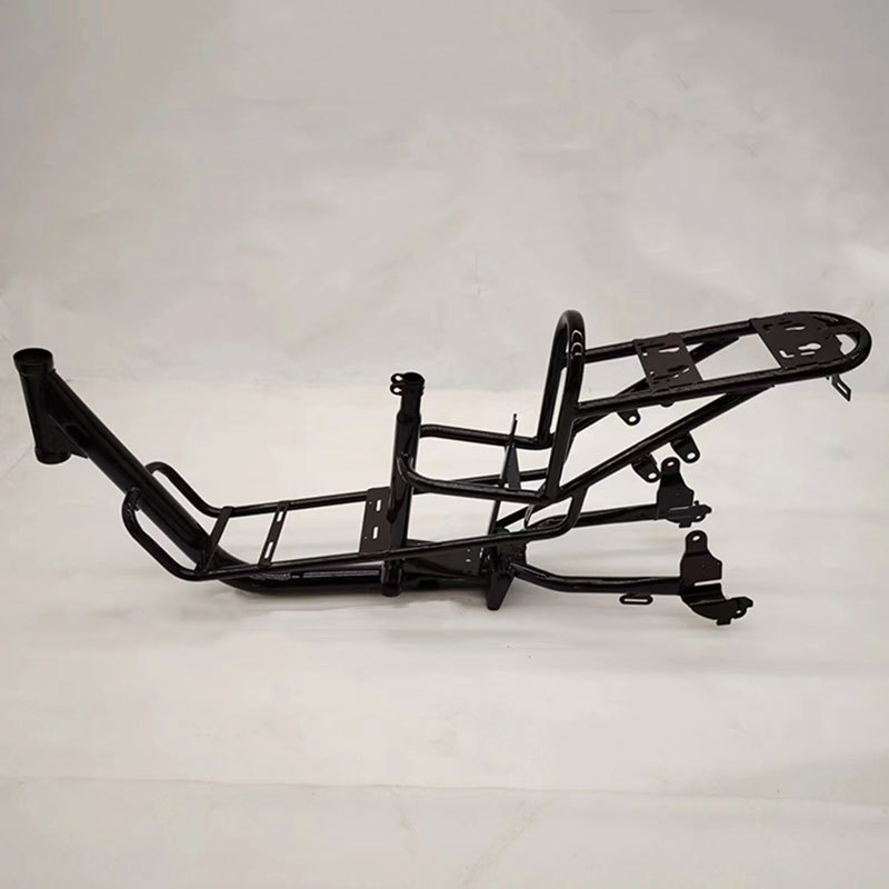电动车车架组件高碳钢二代四减震黑海霸款电动车车架电动车配件