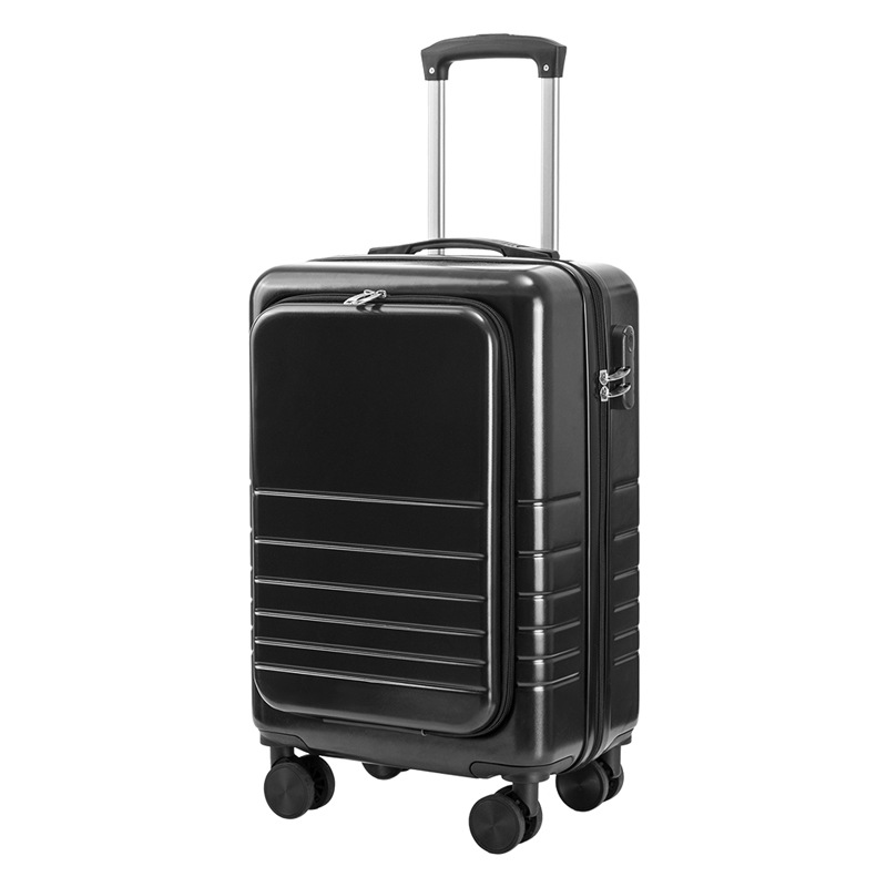 Large Capacity Front Open Cover Luggage Universal Wheel Trolley Case Side Cover Men's Carry-on Luggage Suitcase Men's and Women's Same Style