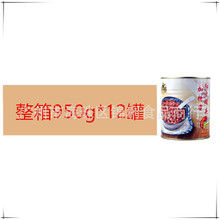广村红豆顺甘香加糖蜜红豆罐头即食糖纳豆950g*12罐 珍珠奶茶店用