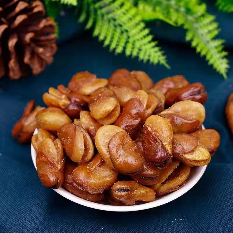 油炸蚕豆五香蚕豆下酒菜香辣牛肉味香酥蚕豆荷兰豆休闲零食批发