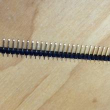 连接器接插件【南士】镀金2.54mm单排插针1*40P排针