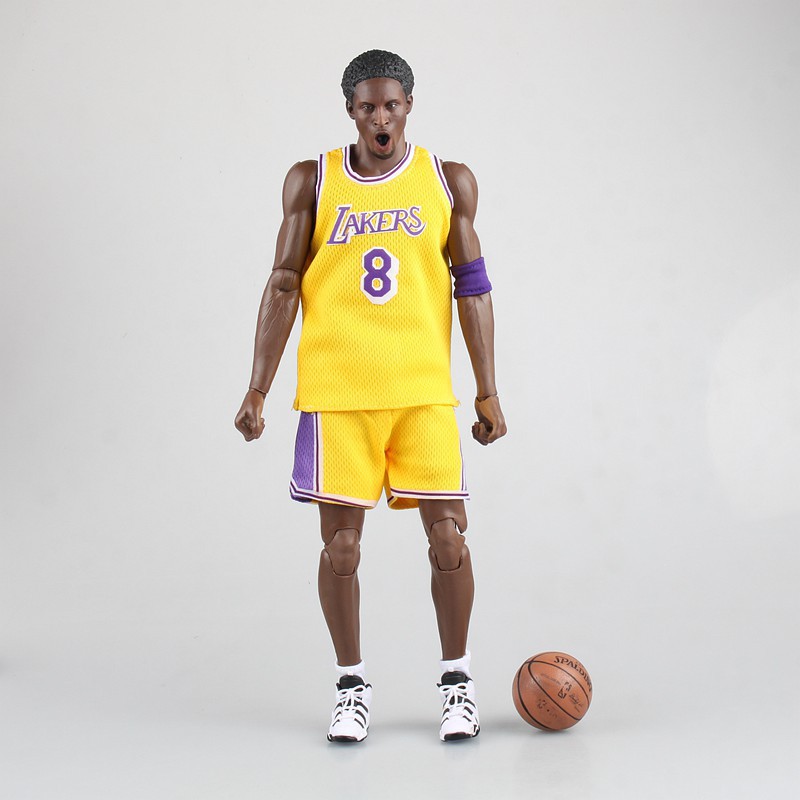nba 篮球明星 湖人队 科比 布莱恩特 8号球衣 1/6可动盒装手办