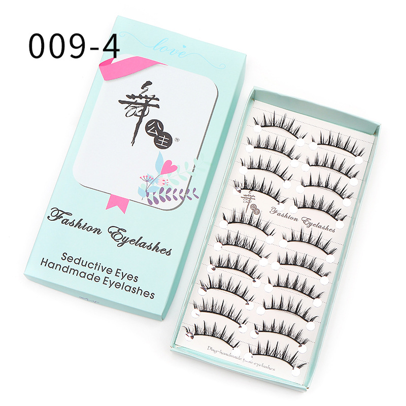 Little Devil Eyelashes Dingsen Factory False Eyelashes Cross-Border 10 Pairs Internet Celebrity Thick Comic Eyelashes