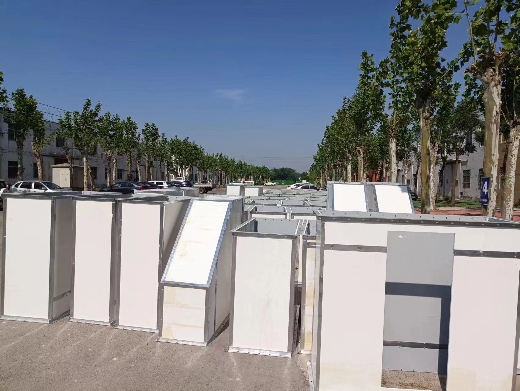 防火复合风管双面彩钢镁质风管酚醛保温风管复合保温风管