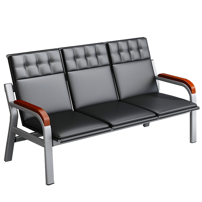 排椅三人位顾客休息区等候椅接待大厅公共连排座椅长条椅沙发简约