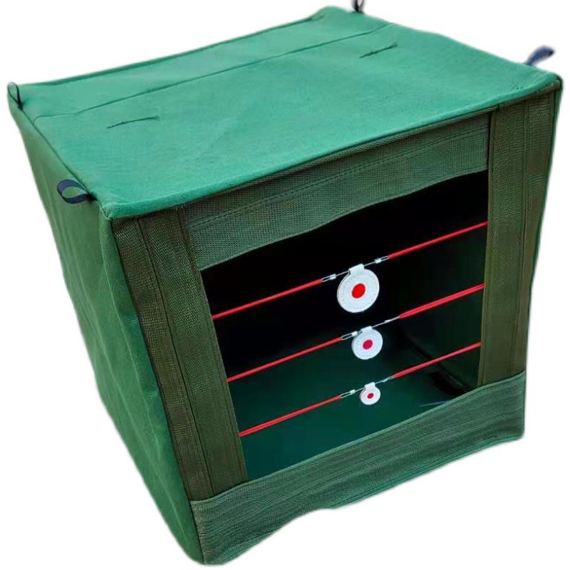 弹弓靶箱加厚弹弓练习钢珠耐用新手户外室内可折叠加厚马扎经济